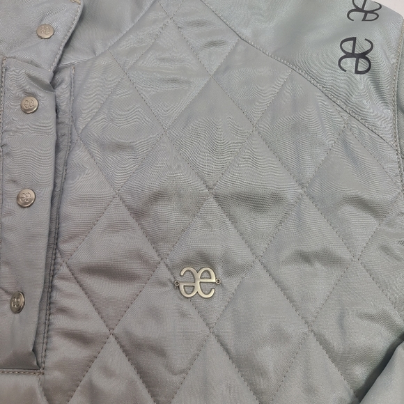 Elegance Paris Sports quilted silver pullover - Picture 3 of 12